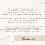 Psalm 23 Notecard